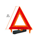 TRIANGULO DE SEGURIDAD DE PLASTICO 29 CM MCA TRUPER MECANICA