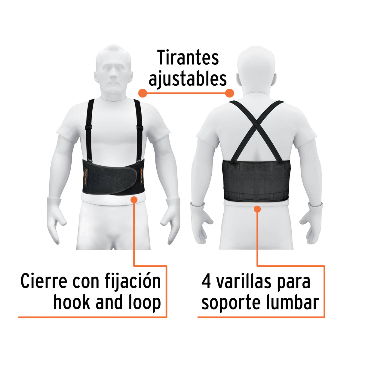 FAJA LUMBAR TALLA CHICA FAJA-S MCA TRUPER