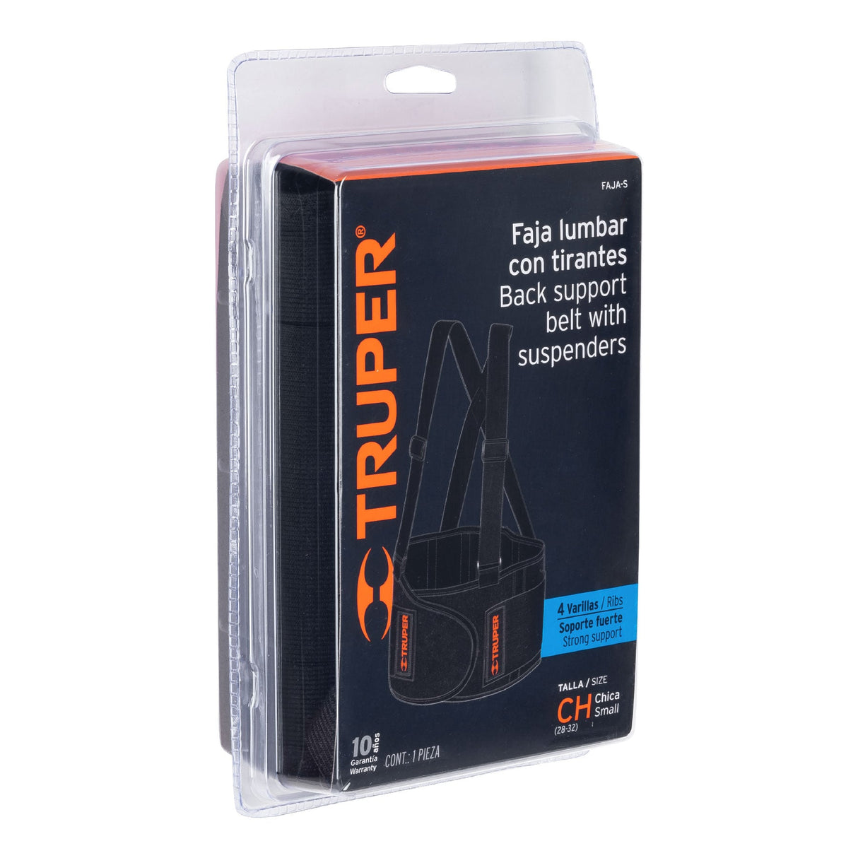 FAJA LUMBAR TALLA CHICA FAJA-S MCA TRUPER