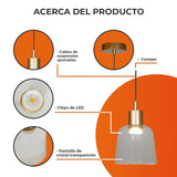 LUMINARIO INT LED 10.5W 100-240V 650LM 30K DRO