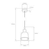 LUMINARIO INT LED 10.5W 100-240V 650LM 30K DRO