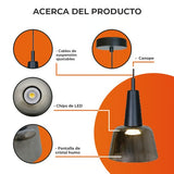 LUMINARIO INTLED 10.5W 100-240V 480LM 30K NGR