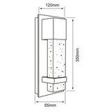 LÁMPARA DE EXTERIOR LED ANDROMEDA TECNOLITE 10W LUZ SUAVE CÁLIDA IP44 ATENUABLE LED INTEGRADO