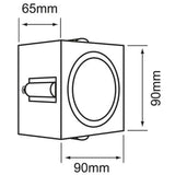 LÁMPARA DE EXTERIOR LED TORCULAR I TECNOLITE PARED ARBOTANTE 10W LUZ SUAVE CÁLIDA IP54 CINCO FUENTES DE LUZ LED INTEGRADO