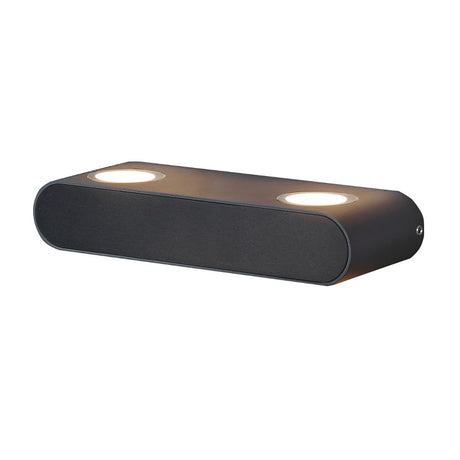 LUMINARIO EXT MURO ARIETIS LED 10W 30K NEGRO
