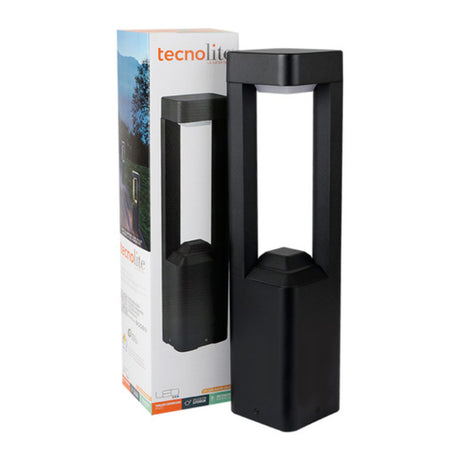 MINI POSTE LED POLIS I TECNOLITE DE EXTERIOR PARA SOBREPONER 10W LUZ SUAVE CÁLIDA