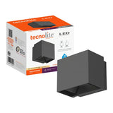 LAMPARA DE PARED ARBOTANTE LED EXTERIOR 10 W LUZ BLANCA AJUSTABLE IP65 IK06 NO ATENUABLE