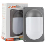 LÁMPARA DE EXTERIOR LED GRUS TECNOLITE PARA SOBREPONER 10.5W LUZ SUAVE CÁLIDA *** EXHIBIDO ***