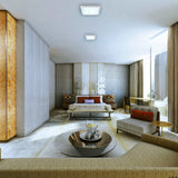 LUMINARIO CUADRADO INTERIOR LED 10W 100-240V 6500K BCO *** EXHIBIDO ***