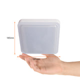 LUMINARIO CUADRADO INTERIOR LED 10W 100-240V 6500K BCO *** EXHIBIDO ***