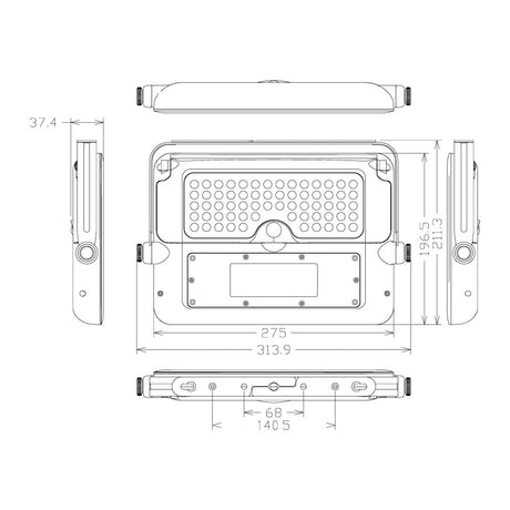 EXT LED 10W7.4V1150LM6500K NGO