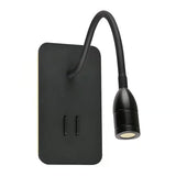 LUZ DE LECTURA LED PARED 7 W DIRIGIBLE CON MARCO DE LUZ 2.8 W LUZ CALIDA BRILLANTE 10TLLED2045MV30N