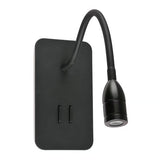 LUZ DE LECTURA LED PARED 7 W DIRIGIBLE CON MARCO DE LUZ 2.8 W LUZ CALIDA BRILLANTE 10TLLED2045MV30N