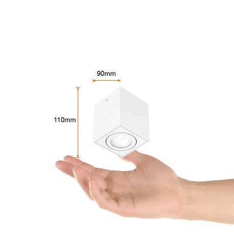 LÁMPARA DE INTERIOR LED TECNOLITE ASTEROPE PARA SOBREPONER 10W LUZ SUAVE CÁLIDA BLANCO