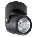 SPOT LED TECNOLITE ALNIYA I PARA SOBREPONER DIRIGIBLE 10W LUZ SUAVE CÁLIDA LED INTEGRADO NEGRO