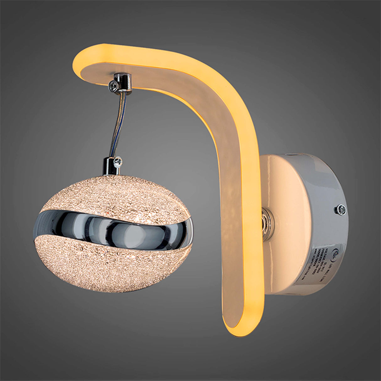 ARBOTANTE BASE RD WH/S OVALO 14W *** EXHIBIDO ***