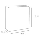 EXTRACTOR RESIDENCIAL CUADRADO C/SENSOR MOV. Y TEMPORIZADOR 4-PG BLANCO *** OFRECER SENSOR 4 ***