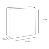 EXTRACTOR RESIDENCIAL CUADRADO C/SENSOR MOV. Y TEMPORIZADOR 4-PG BLANCO *** OFRECER SENSOR 4 ***