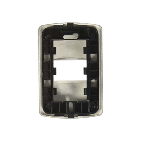 PLACA UN MODULO TEXTURA PULIDO ALUMINIO MODULAR PLUS LEVITON X90-25000-AL1