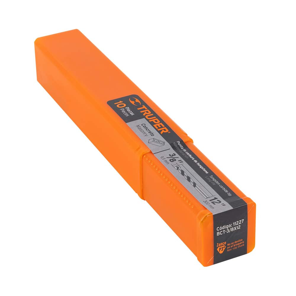 BROCA PARA CONCRETO 3/8 X 12" MCA TRUPER CONSTRUCCION