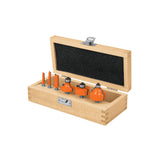 JUEGO DE BROCAS PARA ROUTER 6 PIEZAS TRUPER MECANICA