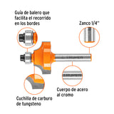 BROCA PARA ROUTER REDONDEADO CON MOLDURA 1" CON BALERO BROU-RM1X