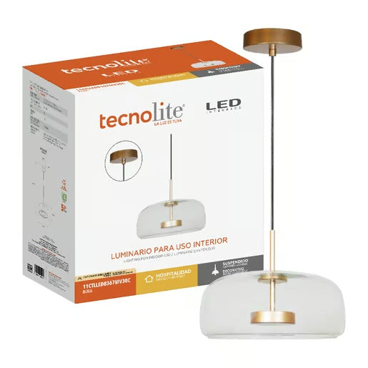 LUMINARIO INT LED 11.5W 100-240V 640LM 30K DRO