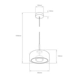 LUMINARIO INT LED 11.5W 100-240V 640LM 30K DRO