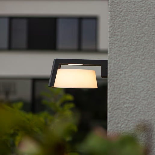 LUMINARIO EXT MURO LED 11W CCT GRIS