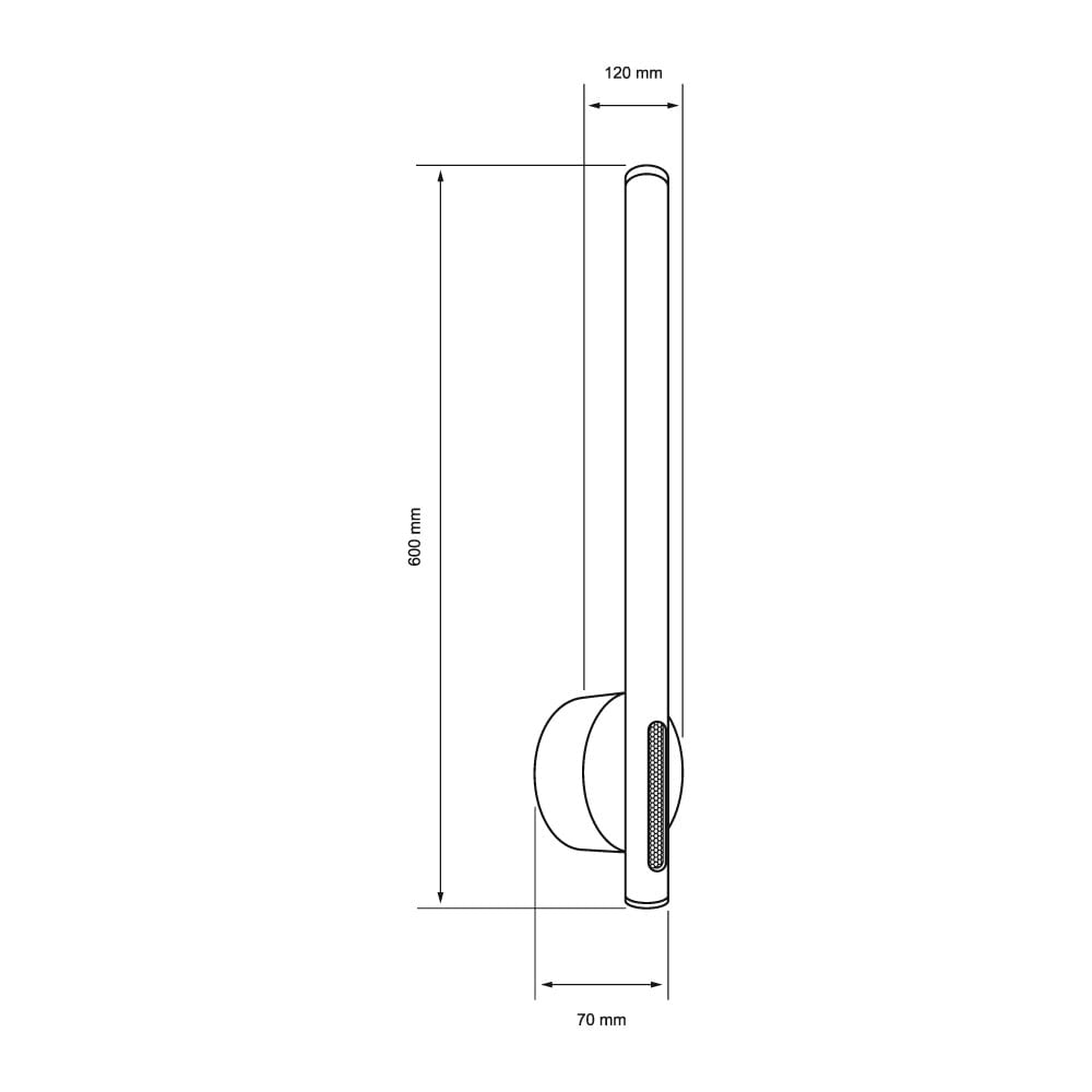 LAMPARA DE PARED ARBOTANTE LED 11W LUZ CALIDA BRILLANTE DIRECTA/INDIRECTA IRC90 NO ATENUABLE NGO