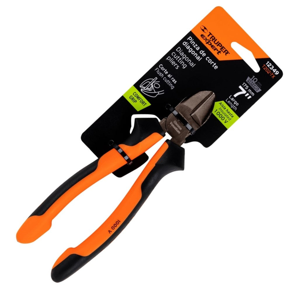 PINZA CORTE DIAGONAL 7" MANGO COMFORT GRIP MCA TRUPER