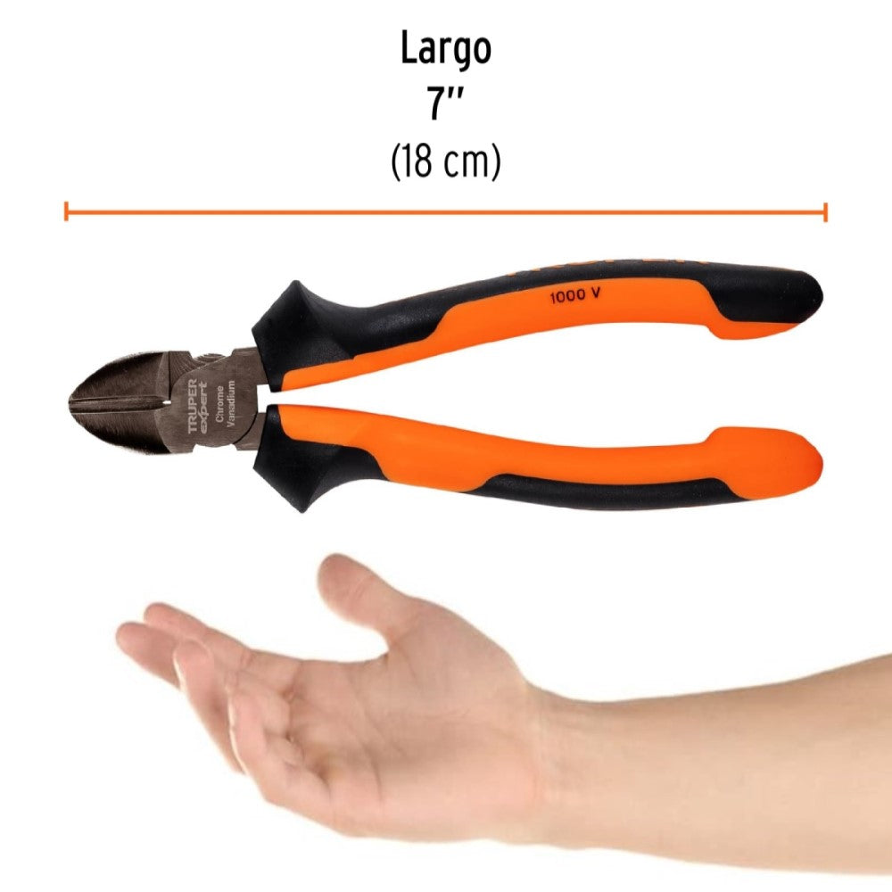 PINZA CORTE DIAGONAL 7" MANGO COMFORT GRIP MCA TRUPER