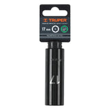 DADO DE 6 PUNTAS LARGO IMPACTO CUADRO 1/2" 17MM. D-7317-ML 12429 TRUPER