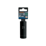 DADO DE 6 PUNTAS LARGO IMPACTO CUADRO 1/2" 21MM. D-7321-ML 12433 TRUPER