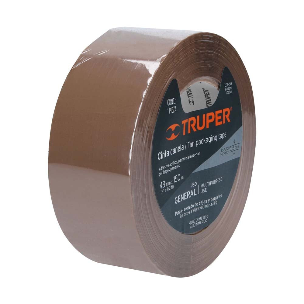 CINTA CANELA 150MX48MM PARA EMPAQUE CCA-150 12556 TRUPER