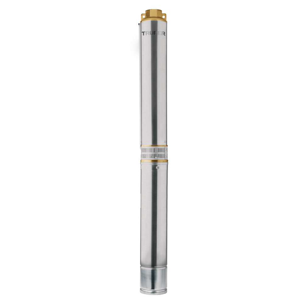 BOMBA SUMERGIBLE PARA POZO PROFUNDO 2HP AGUA LIMPIA 110V/60HZ 20A MCA TRUPER