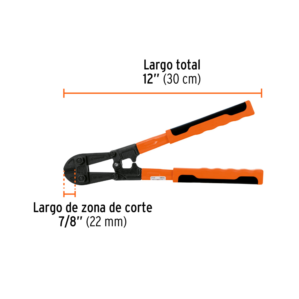CORTA PERNOS 12 X 3/1612830 TRUPER MECANICA