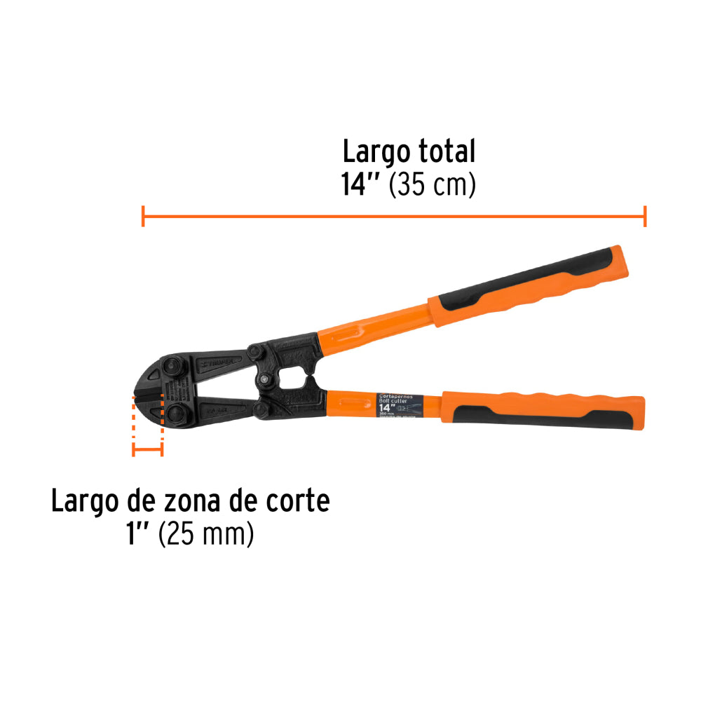 CORTA PERNOS 14 X 1/4 12831 TRUPER MECANICA