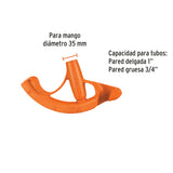 DOBLADOR PARA TUBO CONDUIT 1" PARA CONDUIT PARED DELGADA 1" Y PARED GRUESA 3/4" DOTU-75100 12847 TRUPER
