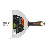 ESPATULA 8" ACERO INOXIDABLE MANGO MADERA TRUPER EXPERT***HASTA AGOTAR***PASA A 12876***