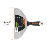 ESPATULA FLEXIBLE 10" ACERO INOXIDABLE MANGO COMFORT GRIP