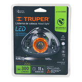 LINTERA DE MINERO RECARGABLE 300LM 8 HRS. 3 MODOS ILUMINACION LI-CA-300R 12890 TRUPER *** OFRECER LCR25 ***