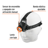 LINTERA DE MINERO RECARGABLE 300LM 8 HRS. 3 MODOS ILUMINACION LI-CA-300R 12890 TRUPER *** OFRECER LCR25 ***