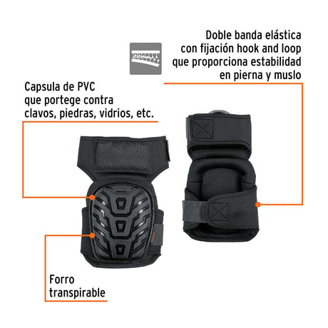 RODILLERAS PROFESIONALES DE PVC ROD-X MCA TRUPER