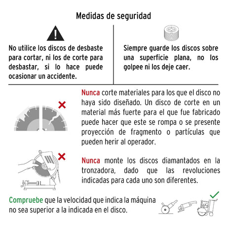 DISCO DE DIAMANTE RIN TURBO 4-1/2" DID-245 TRUPER