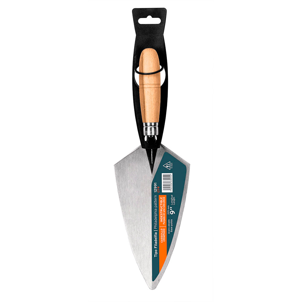 CUCHARA PARA ALBAÑIL TIPO FILADELFIA 9" MCA TRUPER CONSTRUCCION