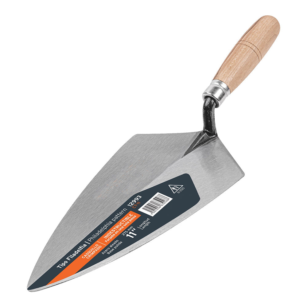 CUCHARA PARA ALBAÑIL TIPO FILADELFIA 11" MCA TRUPER CONSTRUCCION *** OFRECER CFP11 ***