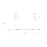 LUMINARIO INT LED 12.5W 100-240V 420LM 30K BCO