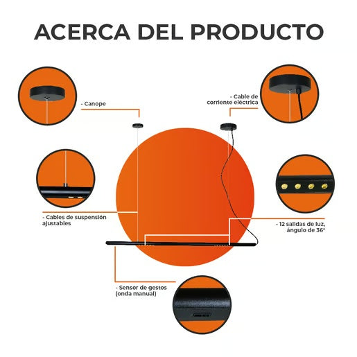 LUMINARIO INTLED 12.5W 100-240V 420LM 30K NGR