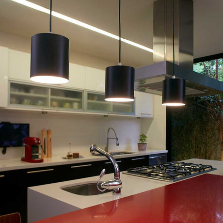 COLGANTE METÁLICO LED TECNOLITE ALUDRA 1.55M DE ALTURA 12W LUZ SUAVE CÁLIDA ATENUABLE LED INTEGRADO